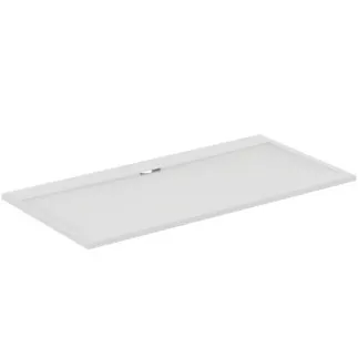 IDEAL STANDARD ULTRA FLAT S I.LIFE - Obdélníková sprchová vanička 2000x1000x30 mm v kararské bílé barvě - Antibakteriální, Protiskluzový povrch, Bezbariérová, podle DIN 18040, Lze řezat na míru, Opravitelná, výška 30 mm #T5235FR - kararská bílá