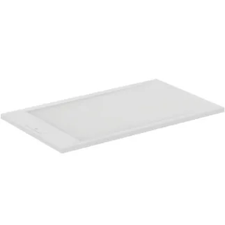 IDEAL STANDARD ULTRA FLAT S I.LIFE - Obdélníková sprchová vanička 1200x700x30 mm v kararské bílé barvě - Antibakteriální, Protiskluzový povrch, Bezbariérová, v souladu s DIN 18040, Lze řezat na míru, Opravitelná, výška 30 mm #T5233FR - kararská bílá