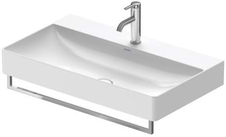 DURAVIT Držák na ručník 003121 #0031211000 - Barva 10, Chrom, Materiál: Mosaz, Počet ramen: 1, Vč. upevňovacího materiálu: Ano 746 mm