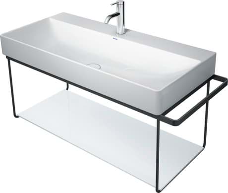 DURAVIT Skleněná polička 009965 Design by Duravit #0099658800 - Barva 82, Cubic Line, Materiál: Tvrzené bezpečnostní sklo dle EN 12150-1 970 mm