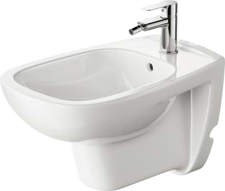 DURAVIT Závěsný bidet 225715 Design by sieger design #22571500002 - Barva 00, Počet otvorů pro armaturu na jednom umyvadle: 1 355 x 545 mm