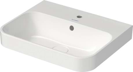 DURAVIT Umyvadlová mísa 236050 Design by sieger design #23605000601 - p Barva 00, Bílá Vysoký lesk, Počet míst pro mytí: 1 Uprostřed, Počet otvorů pro armaturu na jednom umyvadle: 1 Uprostřed 500 x 400 mm
