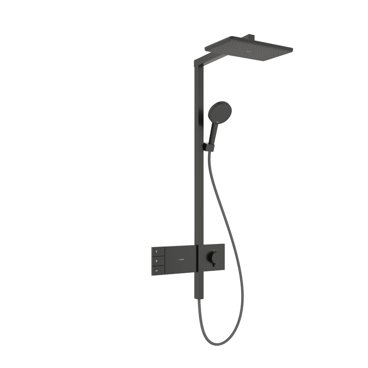 HANSGROHE Raindance Alive Q Showerpipe 210/340 2jet s termostatem ShowerSelect Comfort #24590340 - kartáčovaný černý chrom