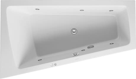 DURAVIT Vestavná vířívá vana 760212 Design by EOOS #760212000JS1000 - Barva 00, Air-systém, 50 Hz, Druh ochrany: IPX5 1700 x 1000 mm