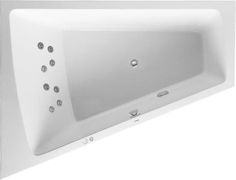 DURAVIT Vestavná vířívá vana 760214 Design by EOOS #760214000JS1000 - Barva 00, Air-systém, 50 Hz, Druh ochrany: IPX5 1700 x 1300 mm