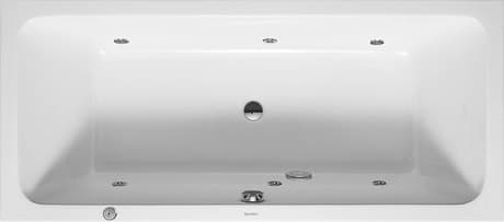 DURAVIT Vestavná vířívá vana 760101 Design by sieger design #760101000JP1000 - Barva 00, Jet Project, 50 Hz, Druh ochrany: IPX5 1800 x 800 mm