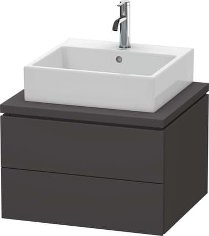 DURAVIT Skříňka pod umyvadlo pod desku závěsná LC5815 Design by Christian Werner #LC581579 - Barva M07, Beton šedá Matná Dekor 620 x 547 mm
