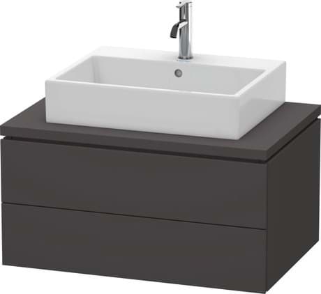 DURAVIT Skříňka pod umyvadlo pod desku závěsná LC5817 Design by Christian Werner #LC581779 - Barva M07, Beton šedá Matná Dekor 820 x 547 mm