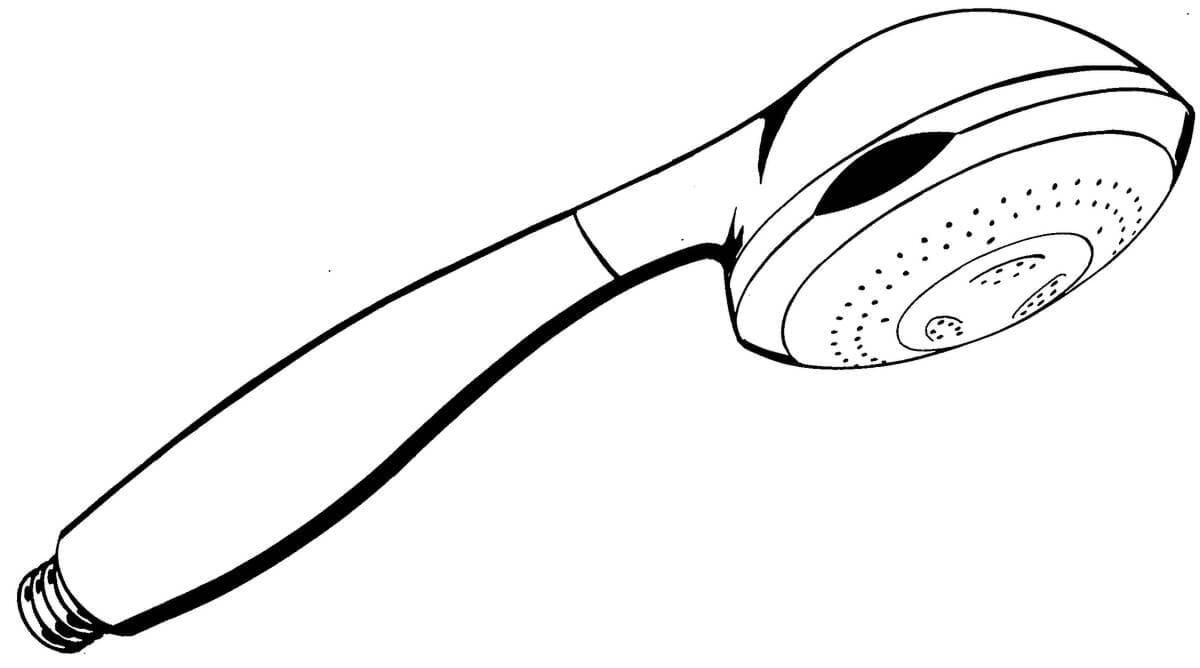 HANSGROHE Ruční sprcha AXOR Terrano #36850090 - chrom/zlatá optika