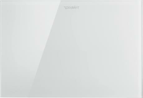 DURAVIT DuraSystem elektronické ovládací tlačítko A2 #WD5003012000 - bílé sklo