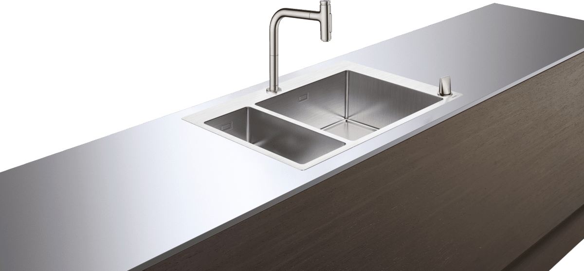 HANSGROHE C71 C71-F655-09 Dřez kombinovaný 180/450 Select #43206800