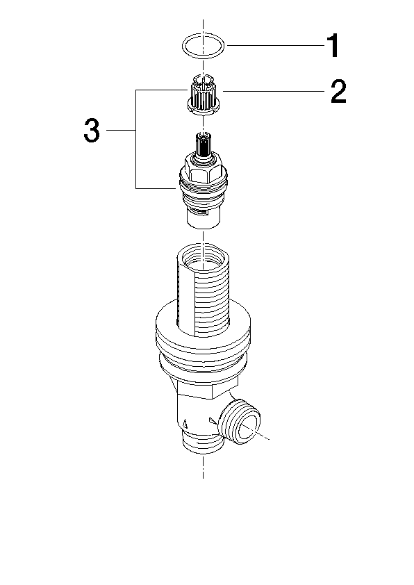 DORNBRACHT Boční ventil, pravé zavírání 1/2" - #9017110403190