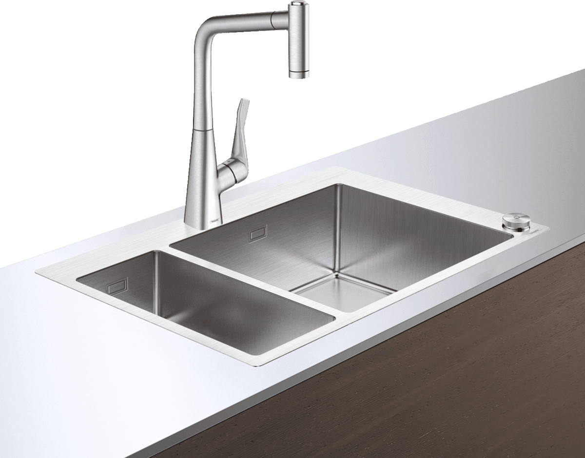 HANSGROHE C71 C71-F655-04 Dřez kombinovaný 180/450 Select #43210800