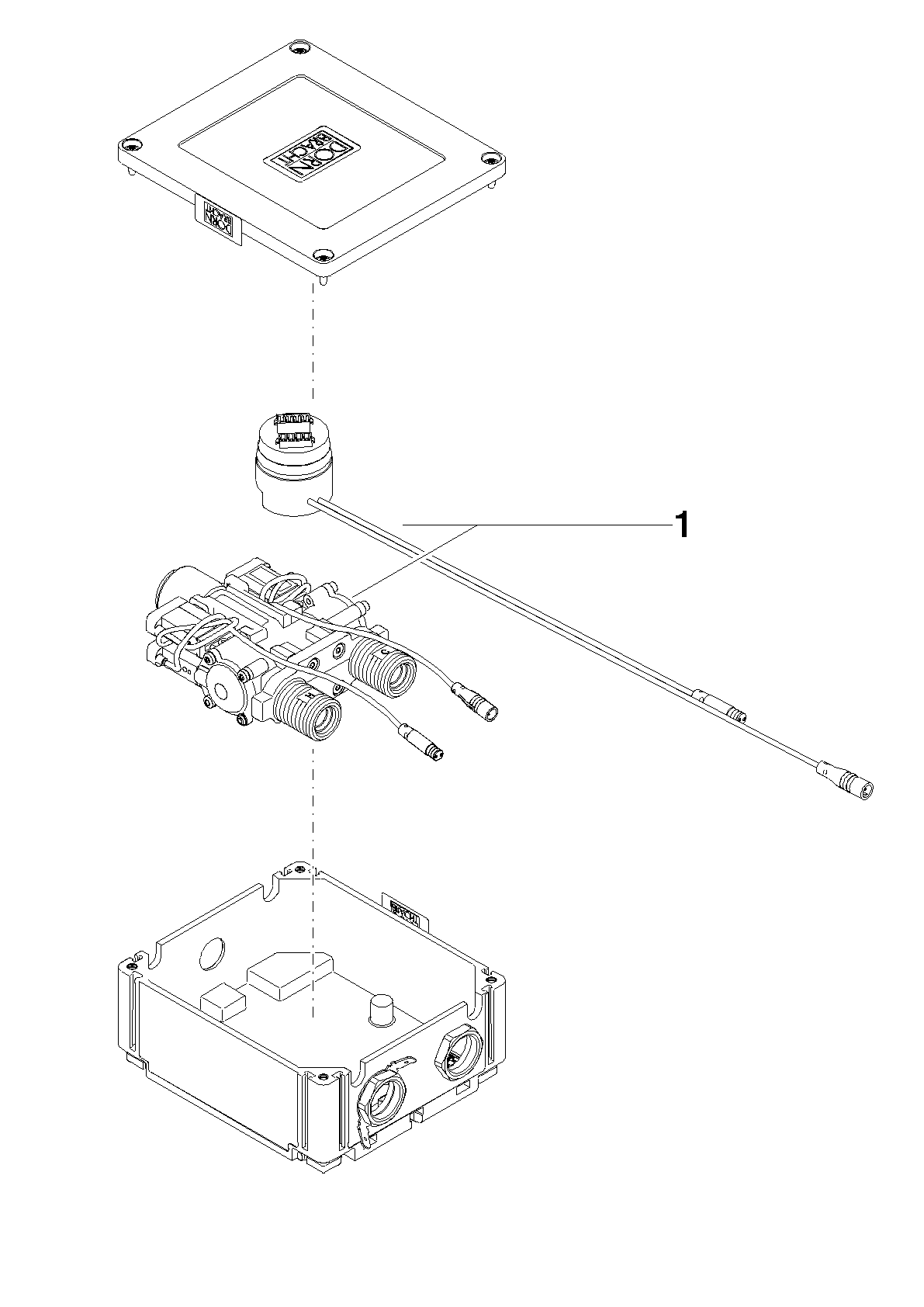 DORNBRACHT Řídicí jednotka eVALVE Systembox eValve SES - #9011110600590