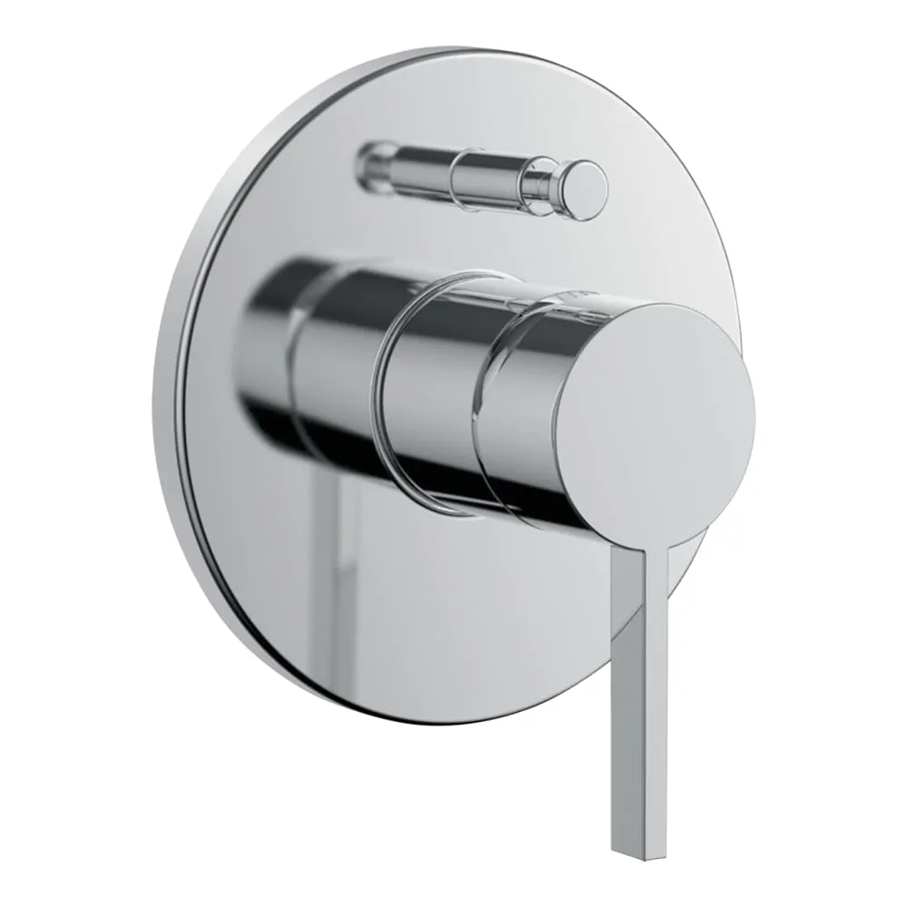 LAUFEN Kartell LAUFEN Vrchní sada podomítkové vanové/sprchové baterie pro Simibox nebo Simibox Light, s přepínačem, chrom #H3213360040001
