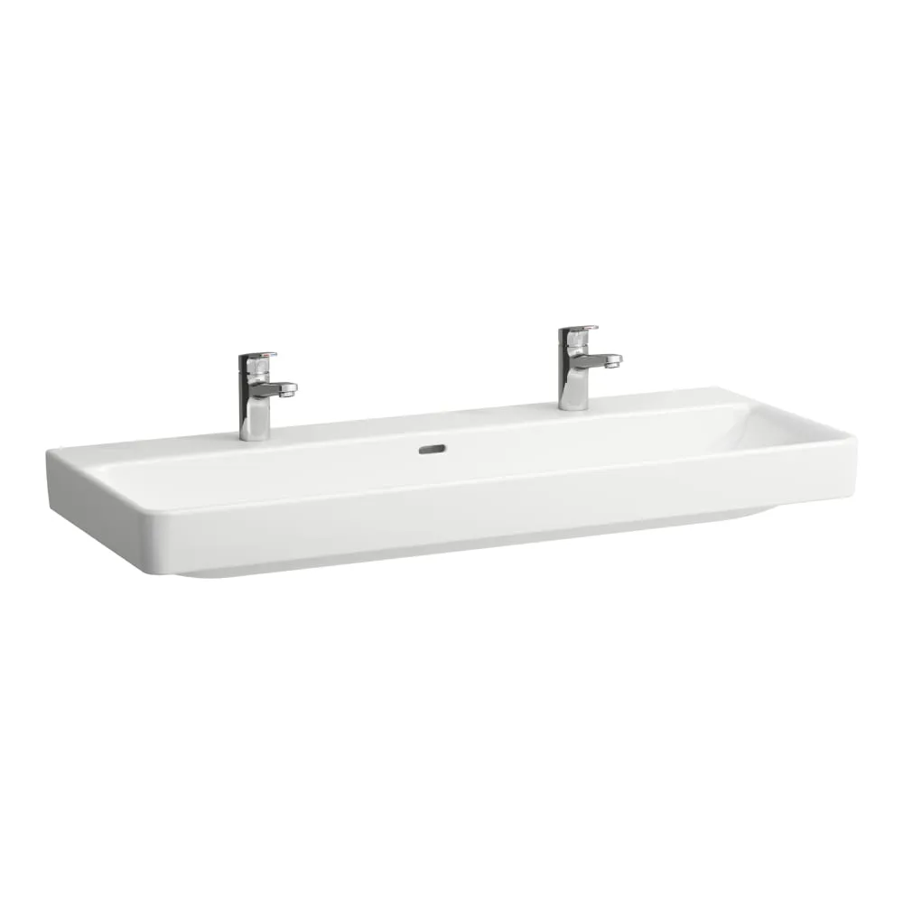 LAUFEN PRO S Dvojité umyvadlo k zabudování do nábytku 1200 x 465 x 95 mm #H814965A001071 - 000 - Bílá