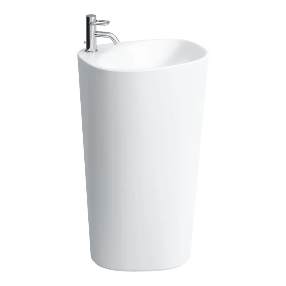 LAUFEN PALOMBA COLLECTION Stojící umyvadlo s keramickým nástěnným uchycením 520 x 435 x 900 mm #H8118044001091 - 000 - Bílá