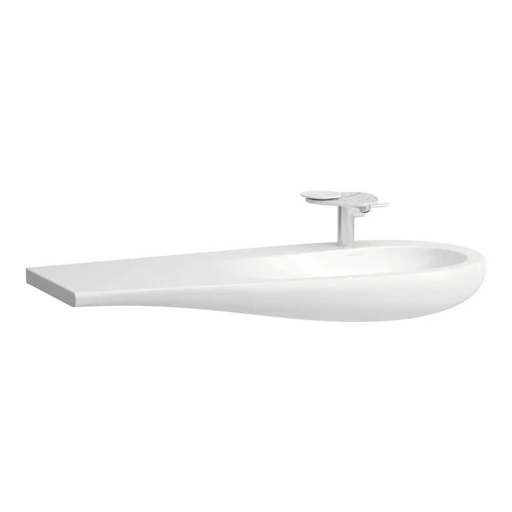 LAUFEN ILBAGNOALESSI Umyvadlo do nábytku, odkládací plocha vlevo 1200 x 500 x 165 mm #H8149747161091 - 400 - Bílá LCC (LAUFEN Clean Coat)