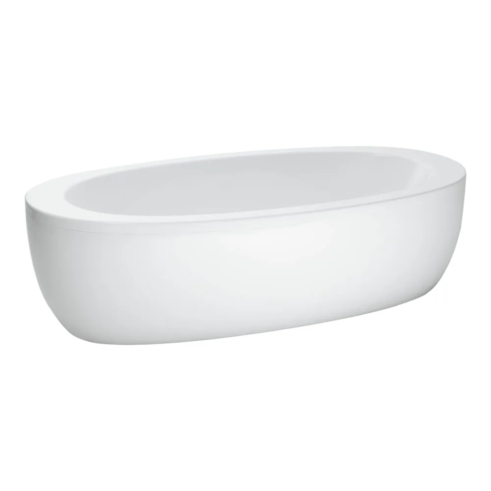 LAUFEN ILBAGNOALESSI Vana, samostatně stojící, s panelem, sanitární akrylát, 230 l 2030 x 1020 x 575 mm #H2419700000001 - 000 - Bílá