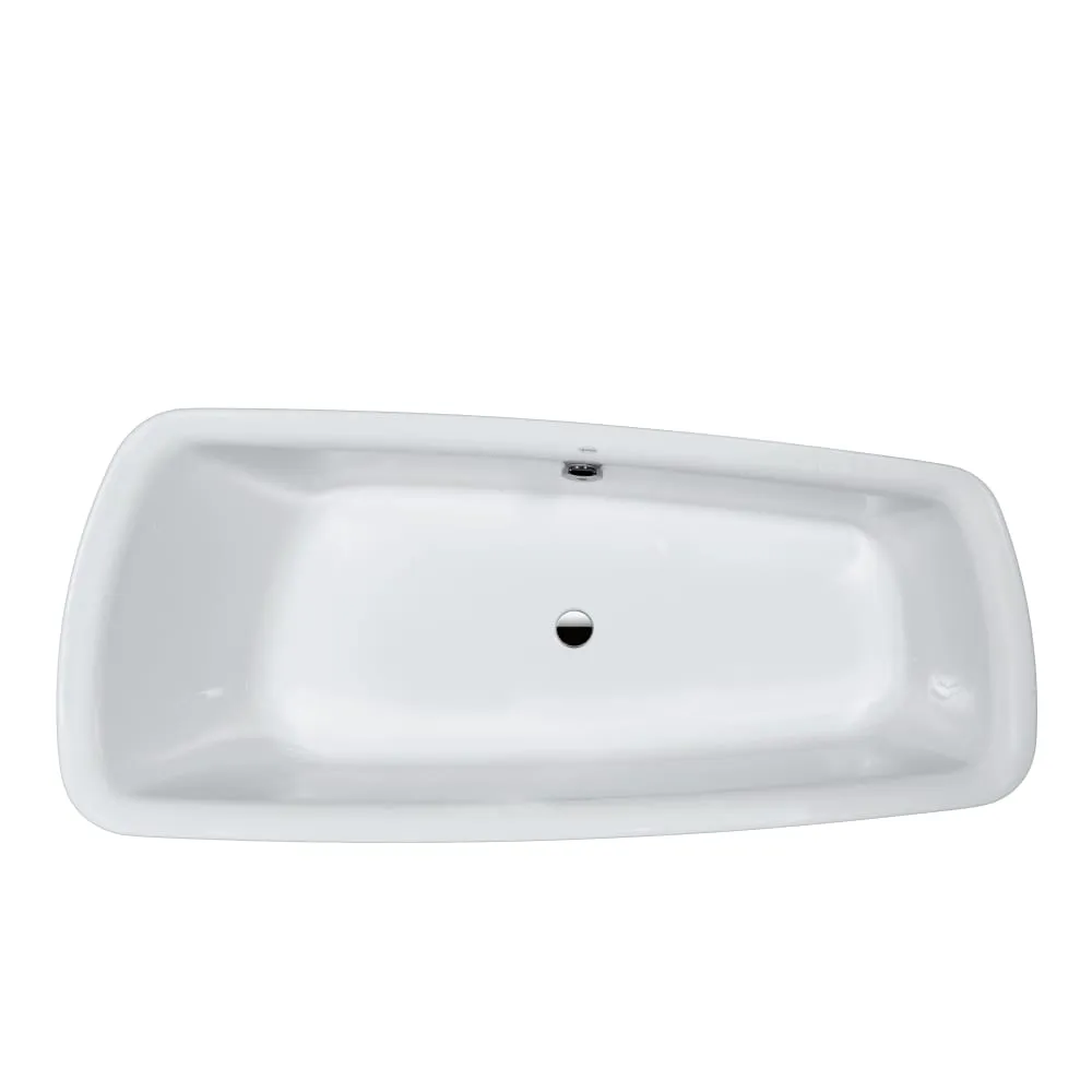 LAUFEN PALOMBA COLLECTION Vana, vestavná verze, okraj 80 mm, sanitární akrylát, 170 l 1800 x 800 x 455 mm #H2438000000001 - 000 - Bílá