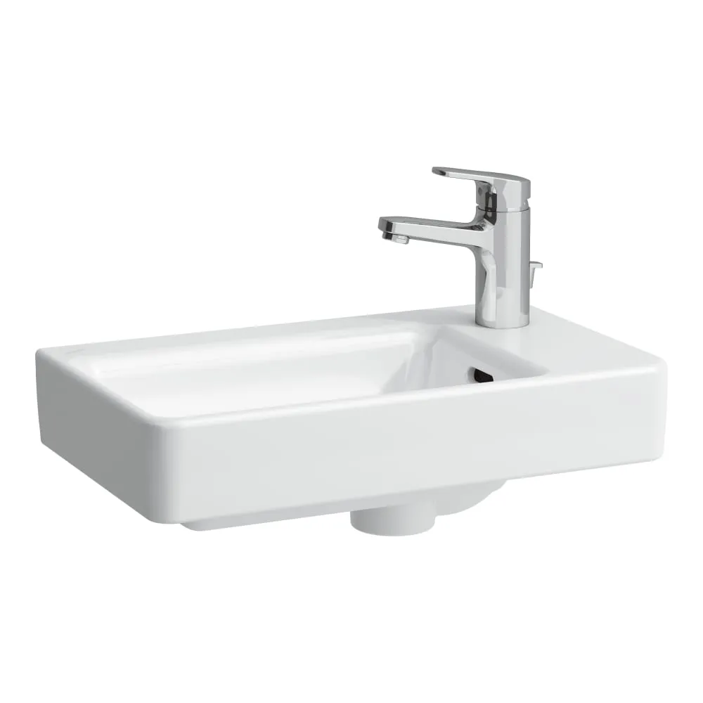 LAUFEN PRO S Umývátko, asymetrické pravé 480 x 280 x 85 mm #H8159540001041 - 000 - Bílá