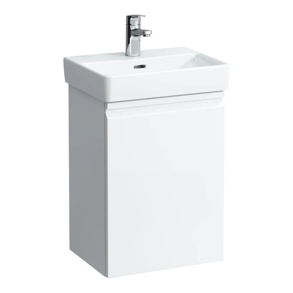 LAUFEN PRO S Skříňka pod umyvadlo pro umyvadlo H815961, s levými dvířky a 1 skleněnou policí 415 x 320 x 580 mm #H4833010964751 - 463 - Bílá