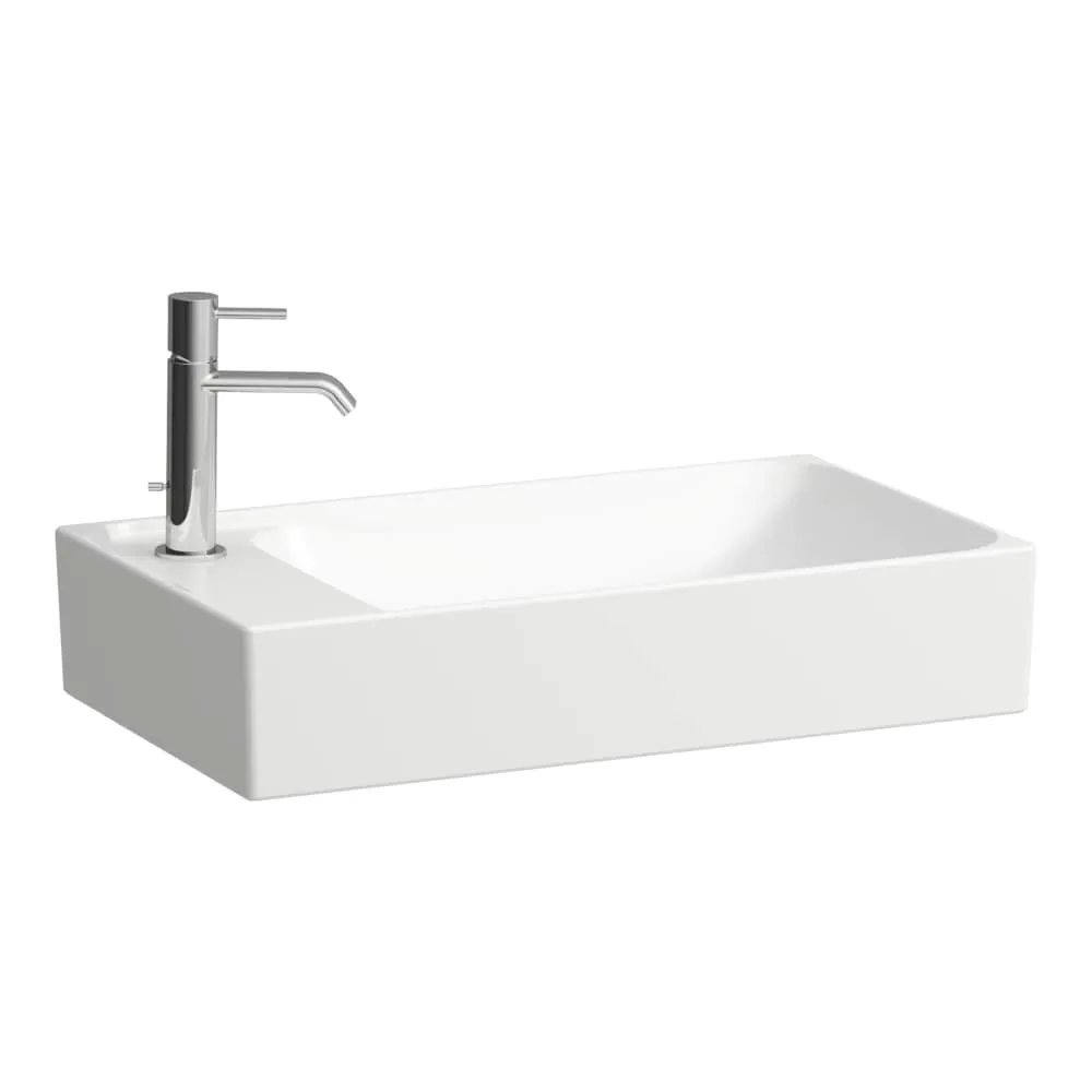 LAUFEN MEDA Umyvadlová mísa, s armaturní deskou vlevo 600 x 350 x 150 mm #H8121134001131 - 000 - Bílá