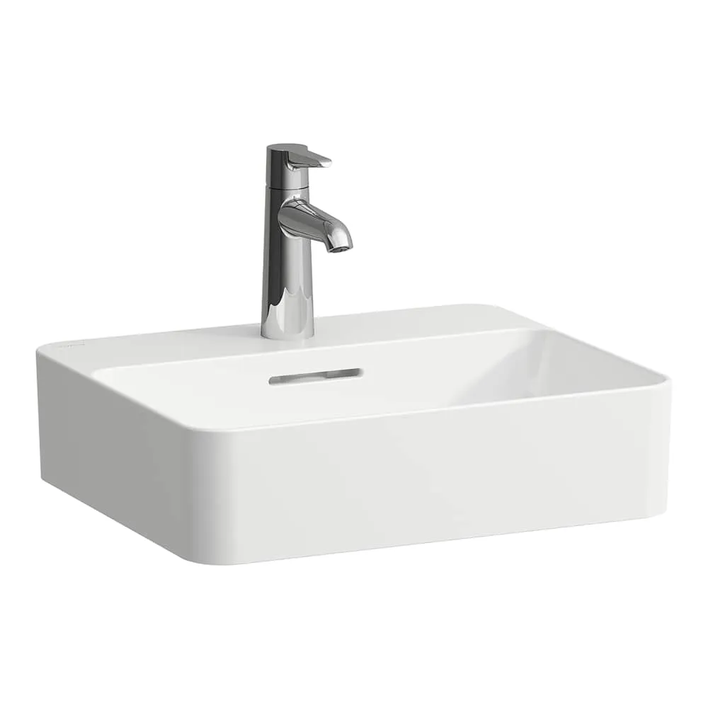 LAUFEN VAL Umyvadlová mísa, s armaturní deskou 450 x 380 x 115 mm #H8122807571041 - 000 - Bílá