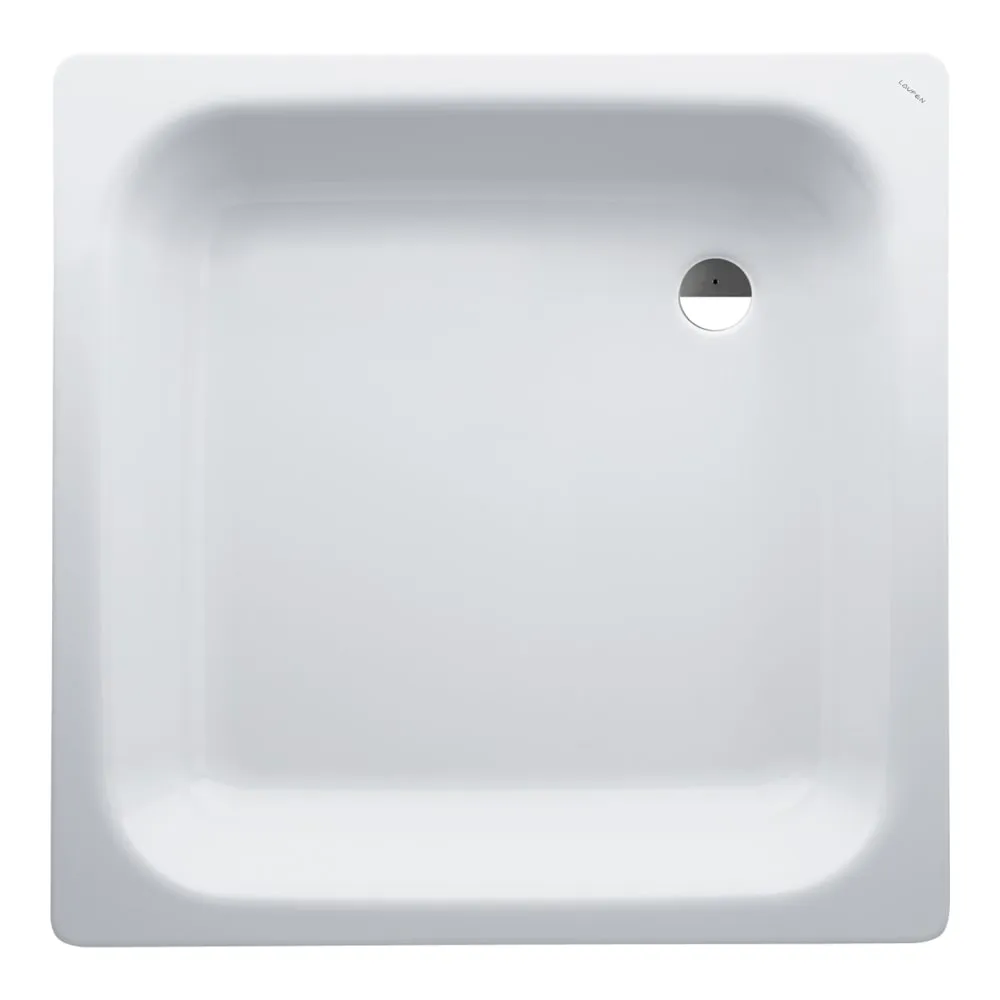 LAUFEN PLATINA Sprchová vanička, ocel 900 x 900 x 30 mm #H2150227570401 - 000 - Bílá