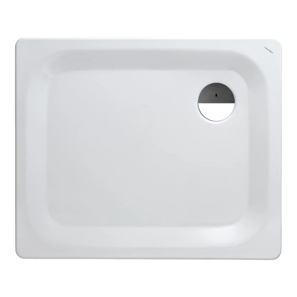 LAUFEN PLATINA Sprchová vanička, ocel 900 x 750 x 25 mm #H2150030000401 - 000 - Bílá