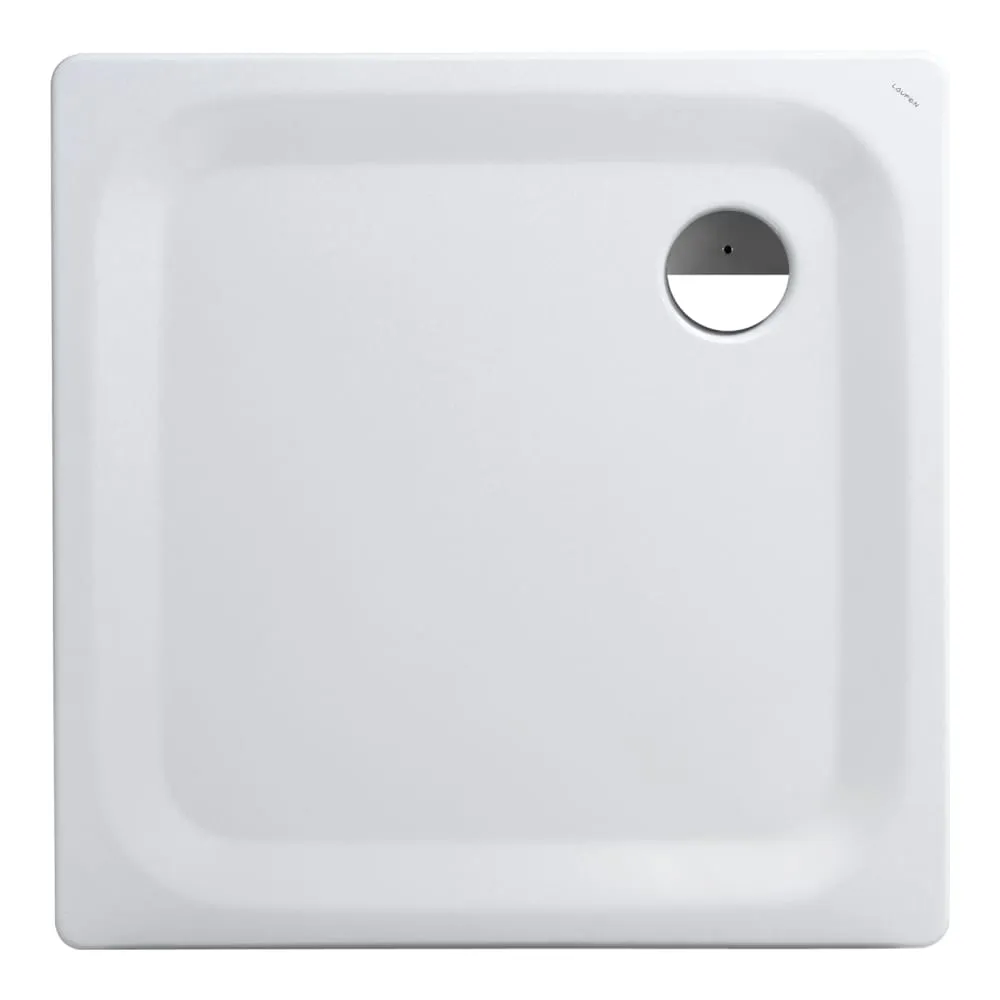 LAUFEN PLATINA Sprchová vanička, ocel 900 x 900 x 30 mm #H2150020000401 - 000 - Bílá
