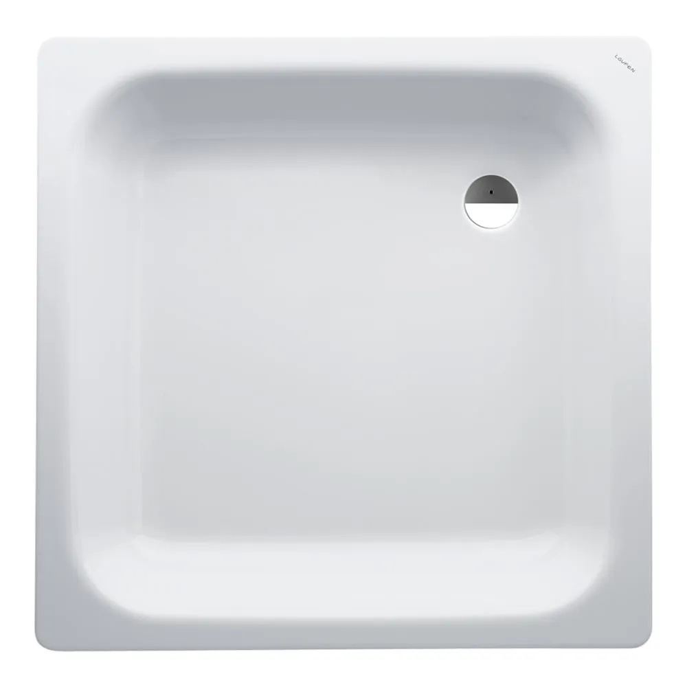 LAUFEN PLATINA Sprchová vanička, ocel 800 x 800 x 30 mm #H2150210000401 - 000 - Bílá