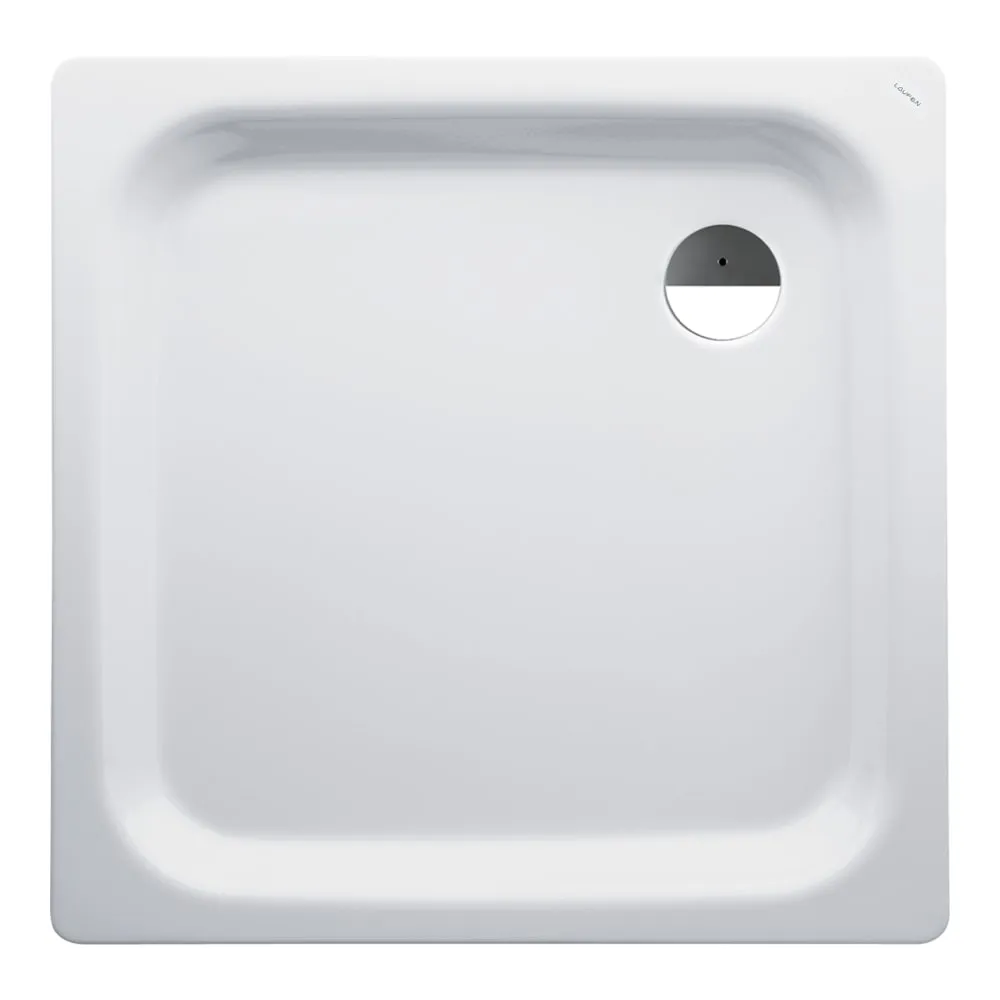 LAUFEN PLATINA Sprchová vanička, ocel 900 x 900 x 30 mm #H2150127570401 - 000 - Bílá