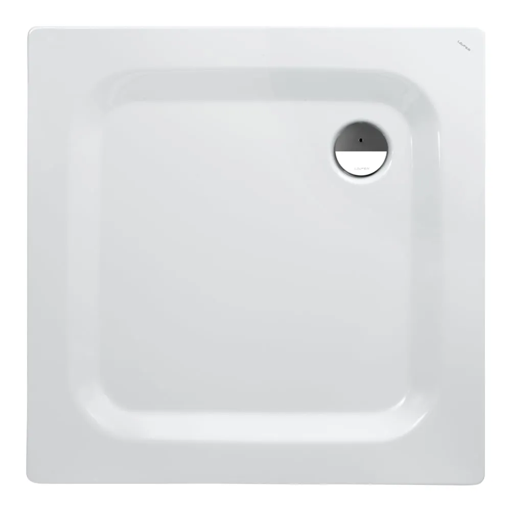 LAUFEN PLATINA Ocelová sprchová vanička 1000 x 1000 x 30 mm #H2150047570401 - 000 - Bílá