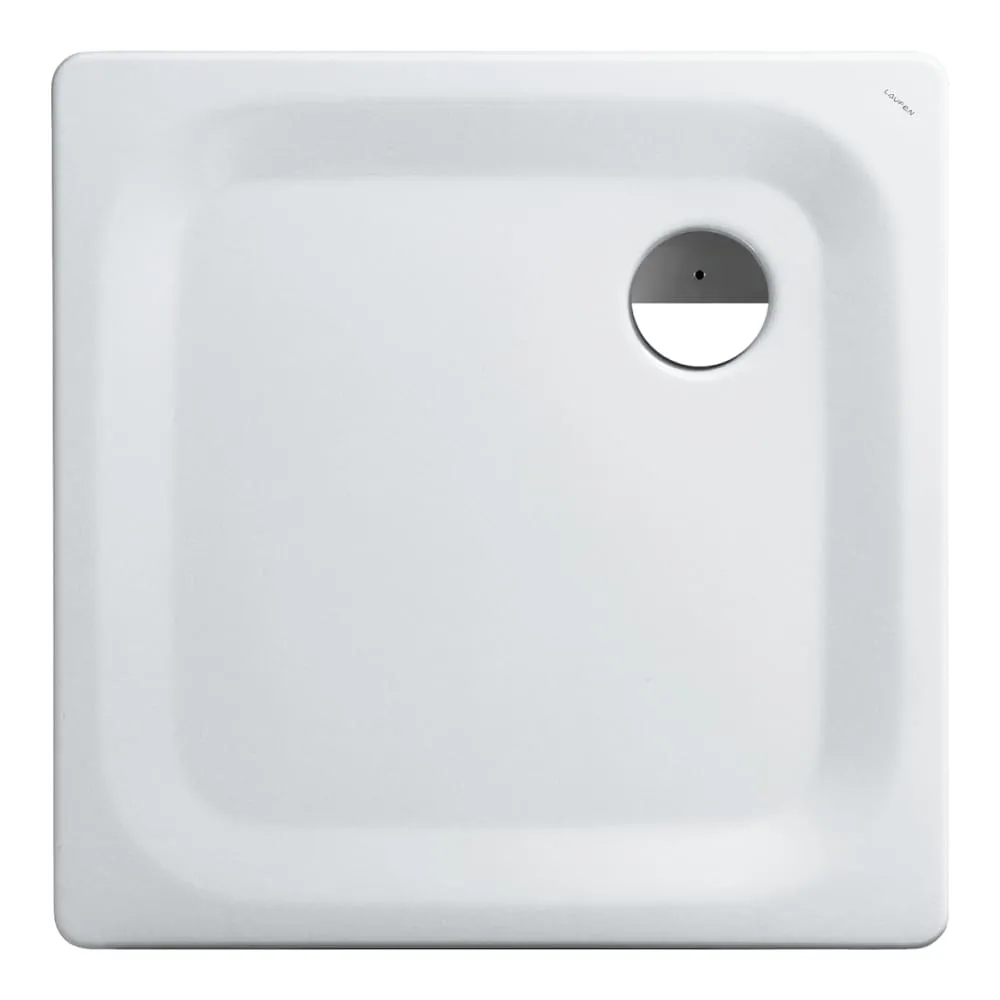 LAUFEN Platina sprchová vanička, ocel 800x800x25mm #H2150010000401 - bílá