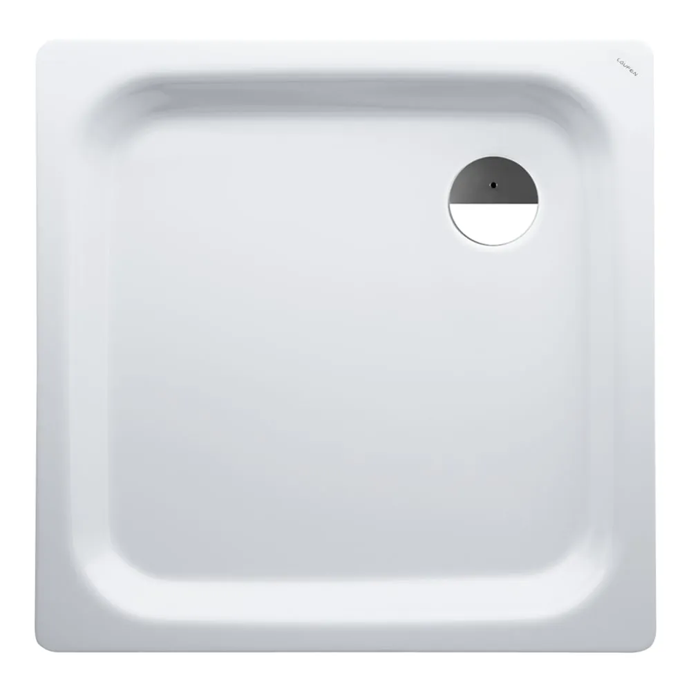 LAUFEN PLATINA Sprchová vanička, ocel 800 x 800 x 30 mm #H2150116000401 - 000 - Bílá