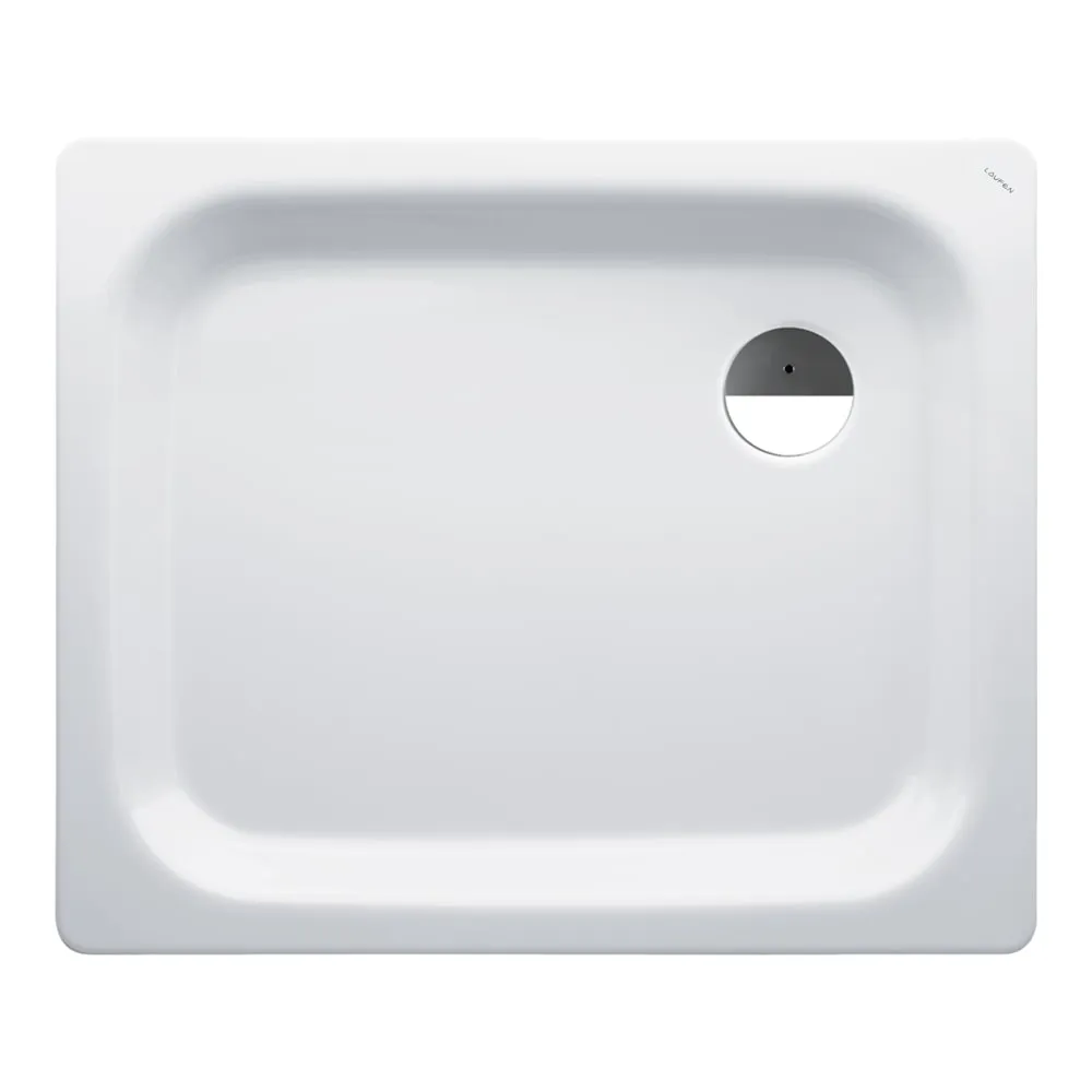 LAUFEN PLATINA Sprchová vanička, ocel 900 x 750 x 30 mm #H2150137570401 - 000 - Bílá