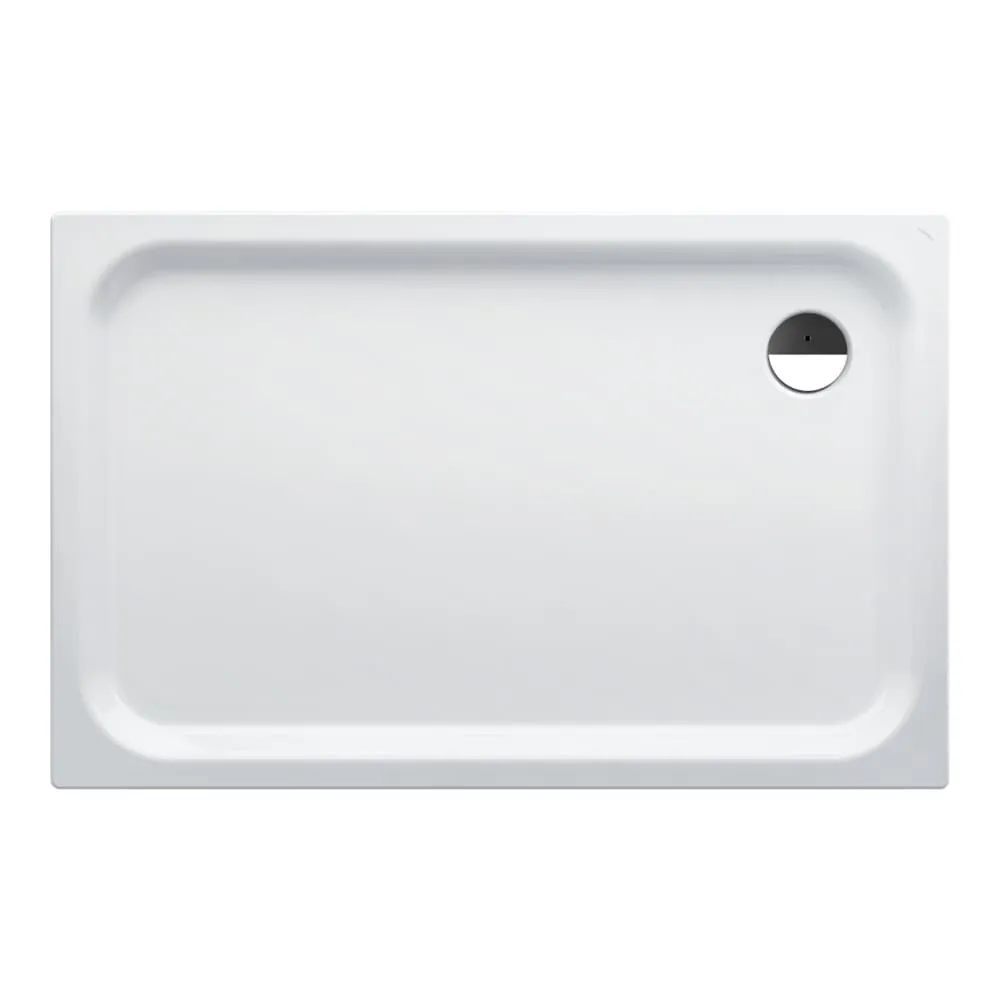 LAUFEN PLATINA Sprchová vanička, obdélníková, ocel 3,5 mm, plochá (65 mm) 1400 x 900 x 65 mm #H2150356000401 - 000 - Bílá