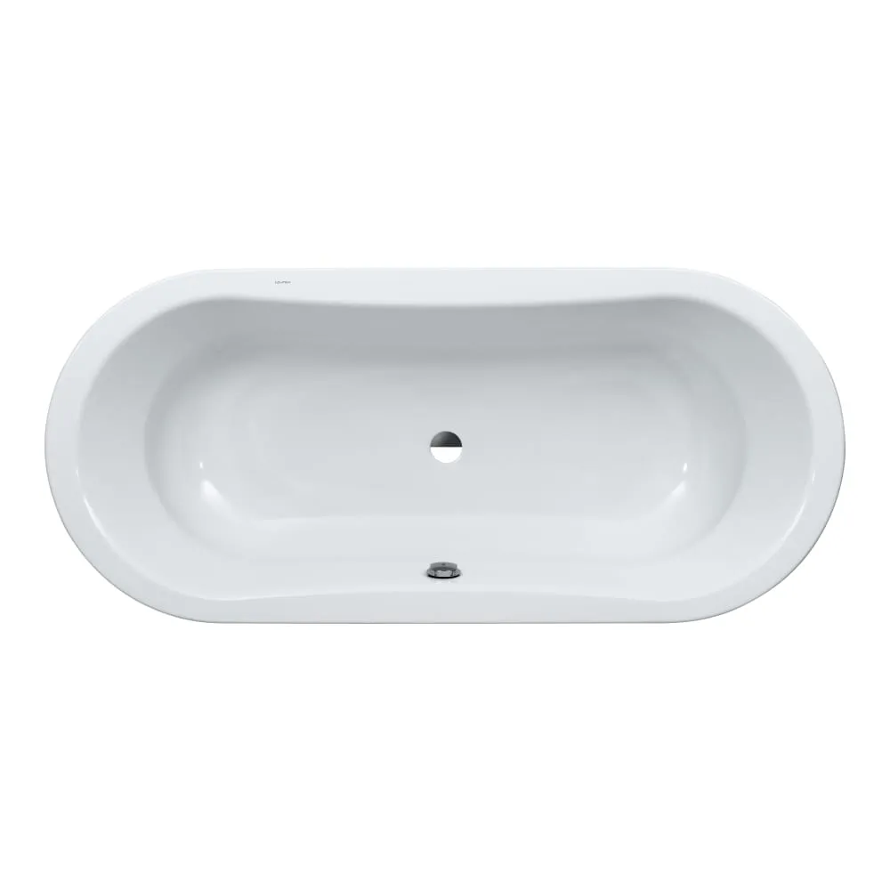 LAUFEN THALLIUM Ocelová vana, tloušťka 3 mm 1800 x 800 x 420 mm #H2250800000401 - 000 - Bílá