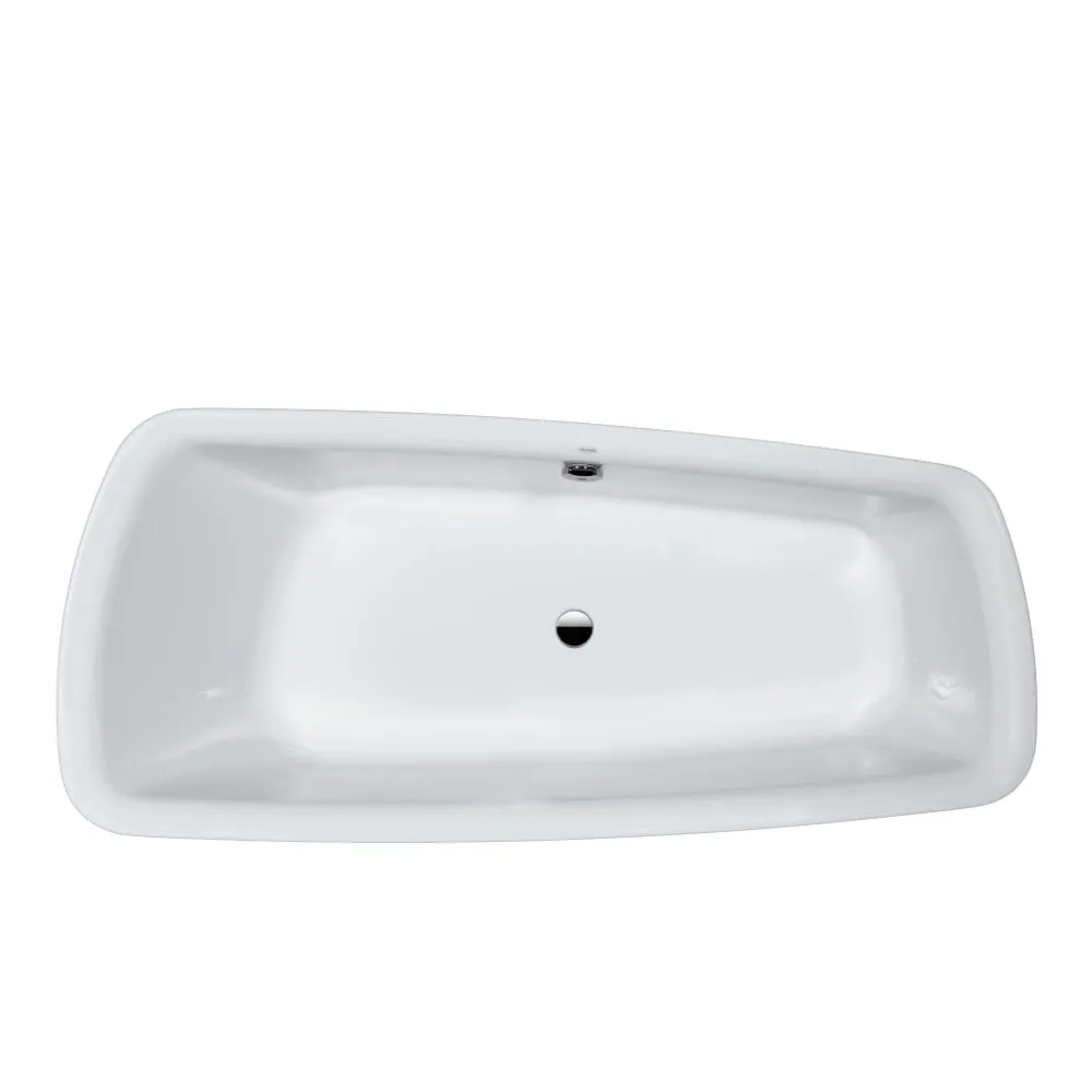 LAUFEN PALOMBA COLLECTION Vana, s konstrukcí, výška okraje vany 20 mm, sanitární akrylát, (kromě 620 a 621), 170 l 1800 x 800 x 455 mm #H2428010000001 - 000 - Bílá