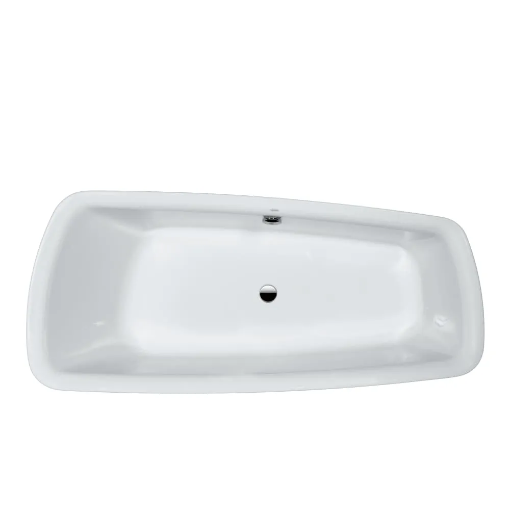 LAUFEN PALOMBA COLLECTION Vana, vestavná verze, okraj 20 mm, sanitární akrylát, 170 l 1800 x 800 x 455 mm #H2428000000001 - 000 - Bílá
