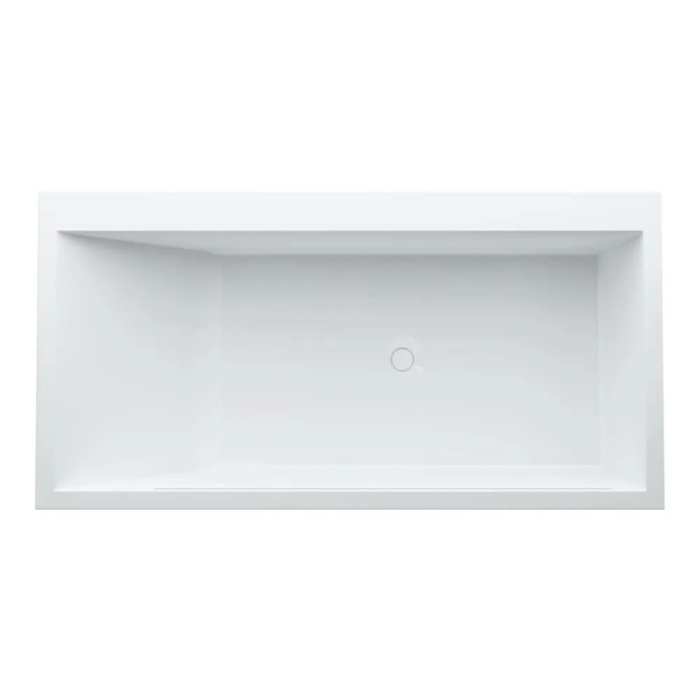 LAUFEN Kartell LAUFEN Vana, zapuštěná, do pravého rohu, s úzkým osvětleným otvorem pro přepad a armaturní deskou na přední straně, se speciální konstrukcí pro usnadnění instalace, s rámem 1700 x 860 x 590 mm #H2233310006161 - 000 - Bílá