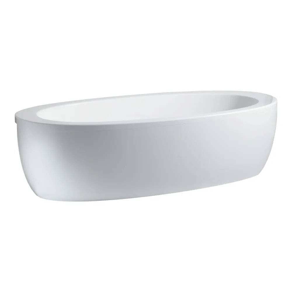 LAUFEN ILBAGNOALESSI Vana, polozápustná verze s panelem, sanitární akrylát 2030 x 1020 x 575 mm #H2449700000001 - 000 - Bílá