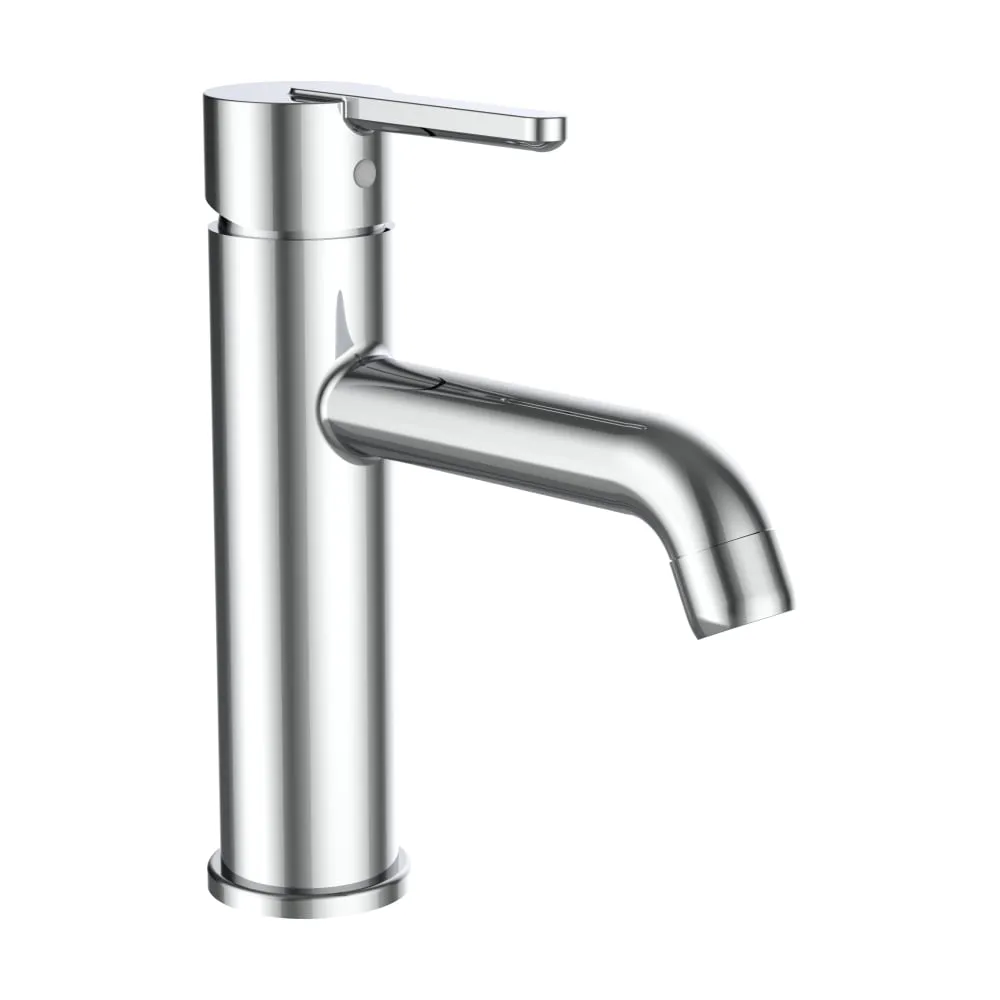 LAUFEN LUA Umyvadlová stojánková páková baterie s výtokem 135mm, bez automatické výpusti, kartuše Eco+, průtok 5,7 l/min, chrom #H3110810041201