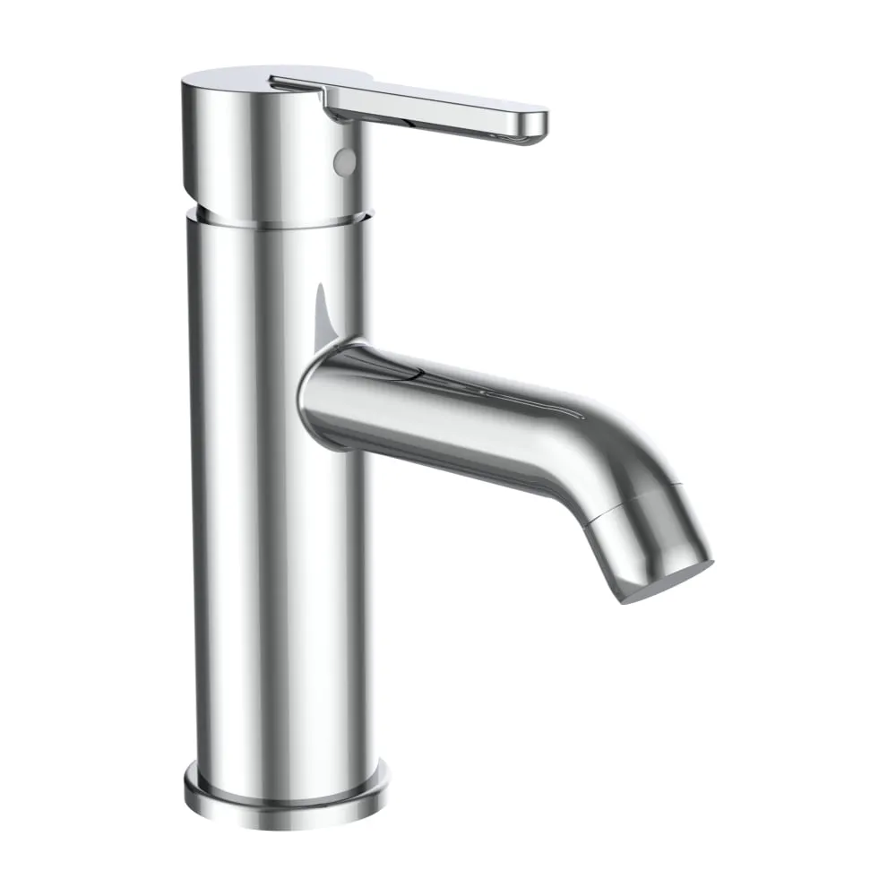 LAUFEN LUA Umyvadlová stojánková páková baterie s výtokem 118mm, bez automatické výpusti, Eco+, průtok 5,7 l/min, chrom #H3110810041101