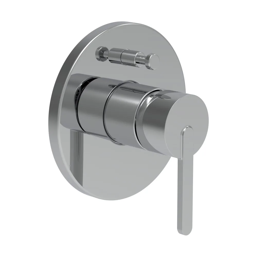 LAUFEN LUA Vrchní sada podomítkové vanové pákové baterie, s přepínačem, pro Simibox nebo Simibox Light, chrom #H3210860040001