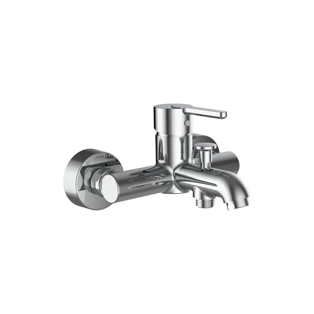 LAUFEN LUA Vanová nástěnná páková baterie bez sprchového příslušenství, chrom 165 x 220 x 145 mm #H3210810044001