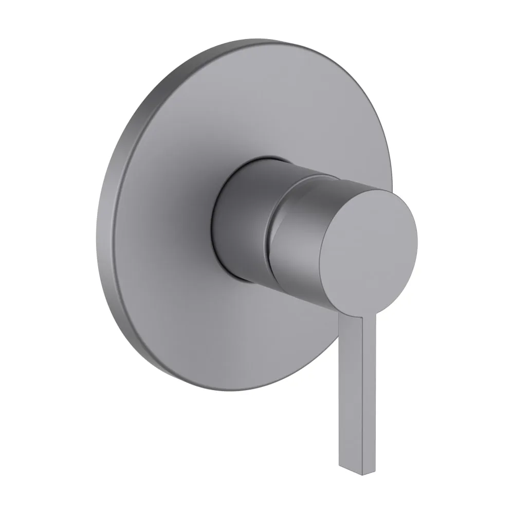 LAUFEN Kartell LAUFEN Vrchní sada podomítkové sprchové pákové baterie pro Simibox nebo Simibox Light, PVD inox kartáčovaná ocel #H3313360900001