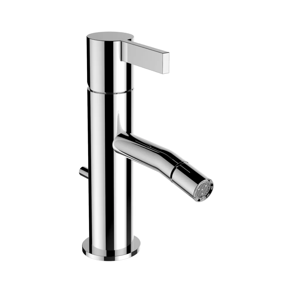 LAUFEN Kartell LAUFEN Bidetová stojánková páková baterie, pevný výtok 110 mm, s automatickou výpustí, chrom #H3413310041011