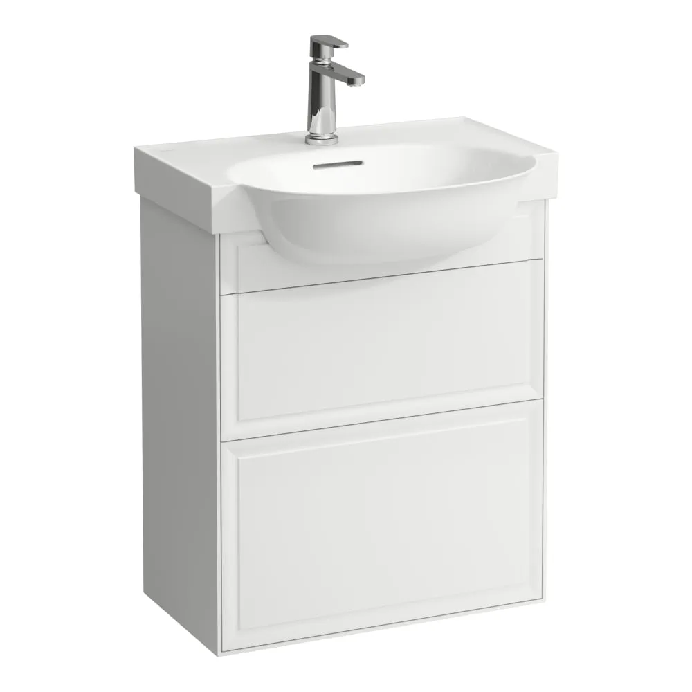 LAUFEN THE NEW CLASSIC Skříňka pod umyvadlo, se 2 zásuvkami, pro umyvadla H813853 575 x 315 x 675 mm #H4060320851701 - 170 - Bílá mat